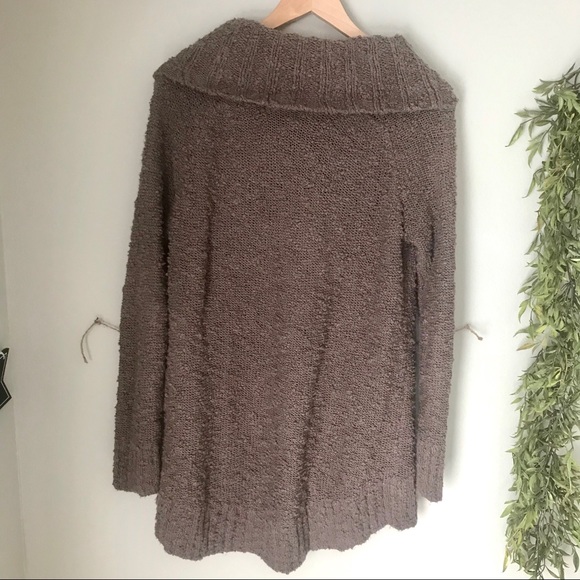 Anthropologie Moth Nubby Chunky Cowl Knit Sweater - Picture 15 of 16